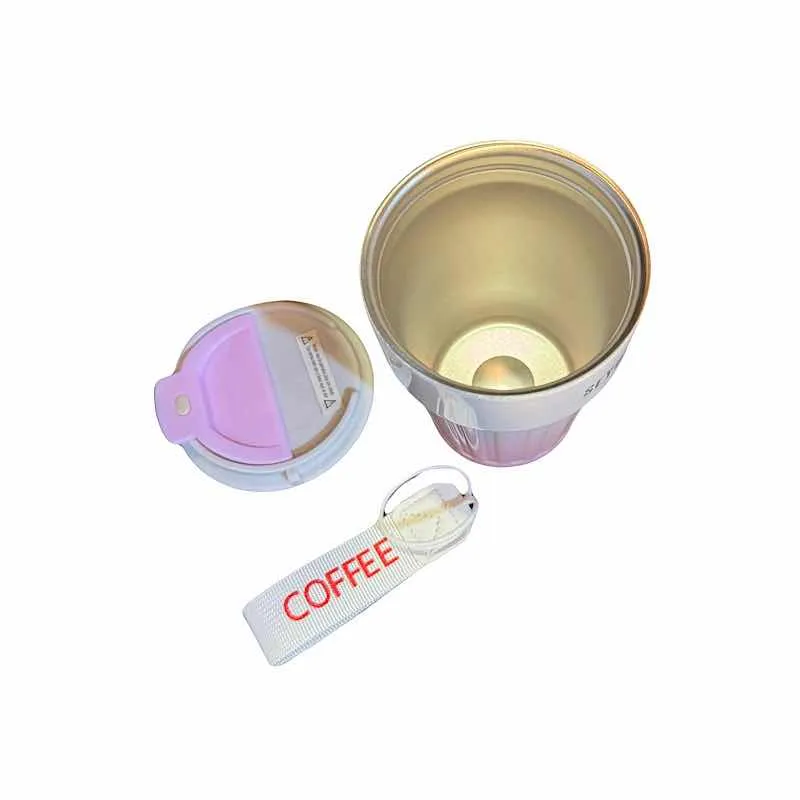 تراول ماگ استیل روکش سیلیکونی ۴۰۰ میل یونیک لایف  - Thumbnail 2