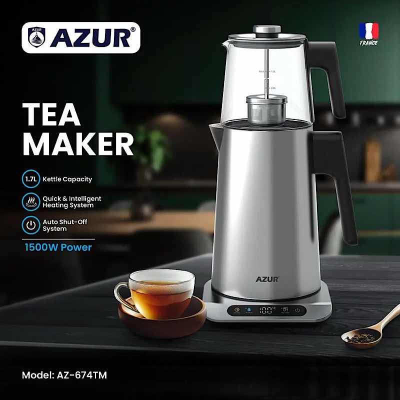 چای ساز روهمی برند AZUR مدل AZ-674TM  - Thumbnail 1