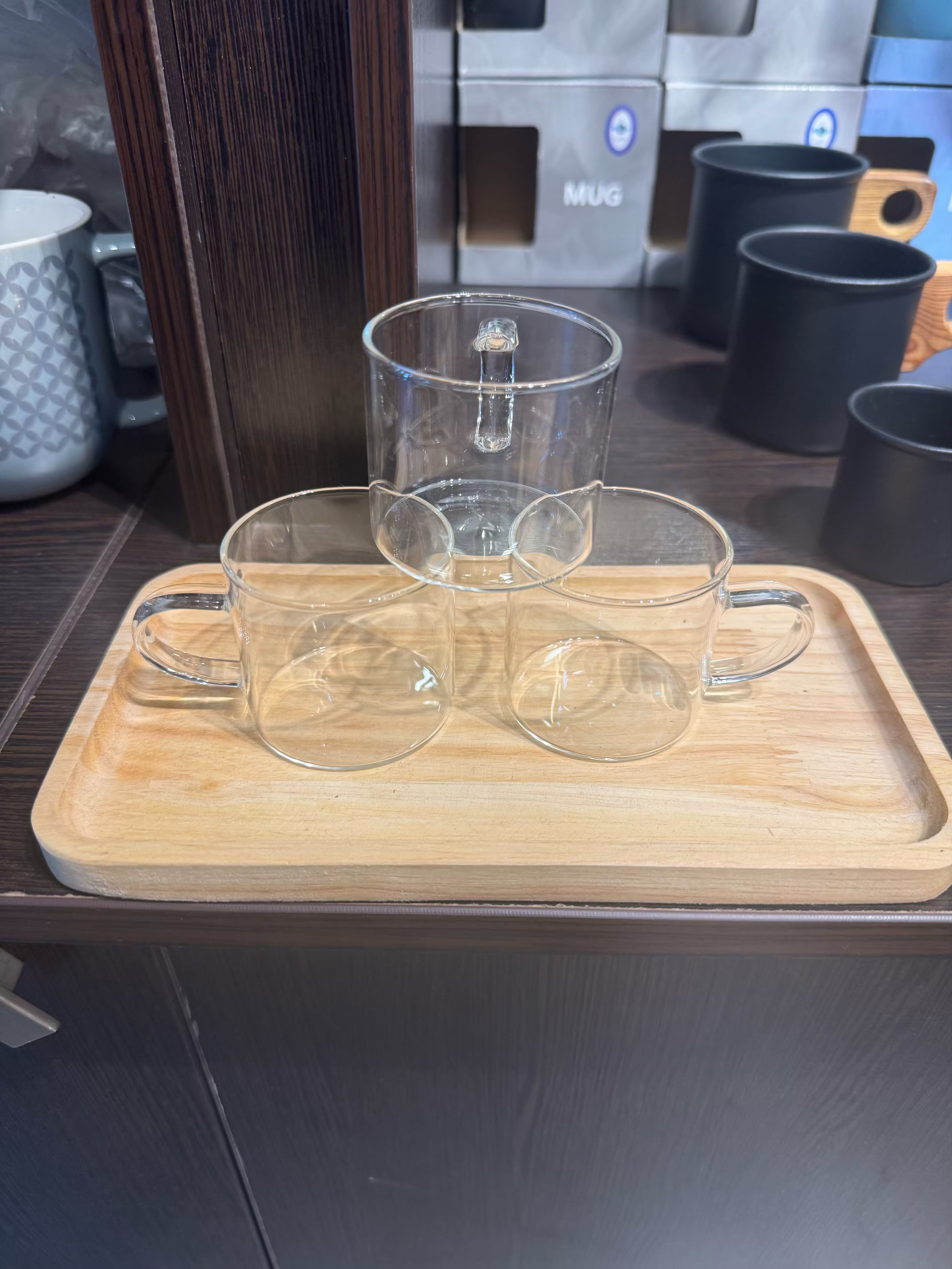 فنجان اسپرسو دبل دسته دار پیرکس(6 عدد)